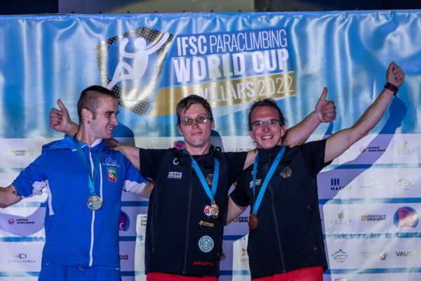 Siegerehrung RP1m: Gian Matteo Ramini, Korbinian Franck und Tim Schaffrinna (v.l.)