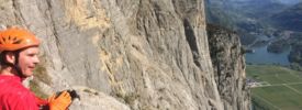 Michael im Klettersteig Che Guevara