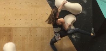Emma in Final-Boulder Nr. 3