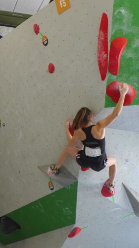 Lea Büsgen in der Quali